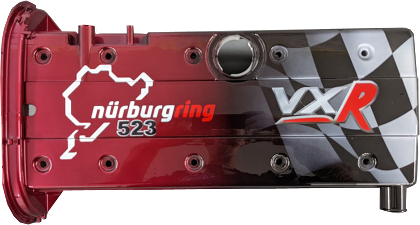 Red Nurburgring VXR flag cover